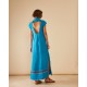Nymphe Chios ode-theme embroidered maxi-kaftan dress