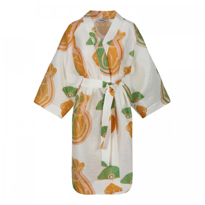 Kalliope, Linen-silk printed kimono
